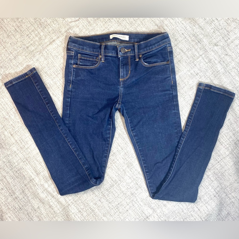 Banana Republic Blue Skinny Jeans size 24 Petite